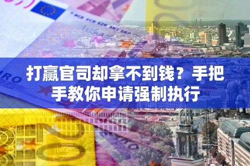 北京打赢官司却拿不到钱？手把手教你申请强制执行