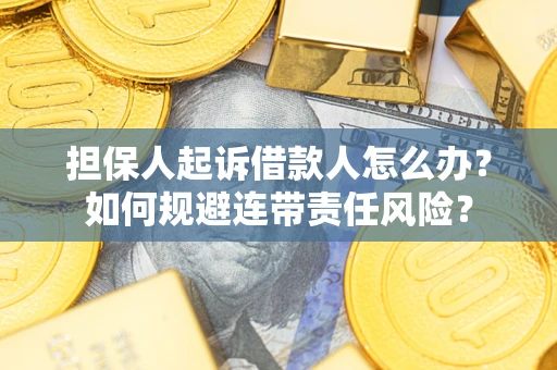 北京担保人起诉借款人怎么办？如何规避连带责任风险？