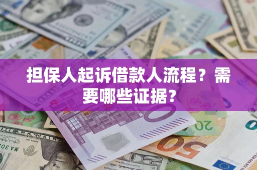 北京担保人起诉借款人流程？需要哪些证据？