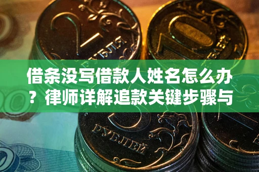 北京借条没写借款人姓名怎么办？律师详解追款关键步骤与证据链构建