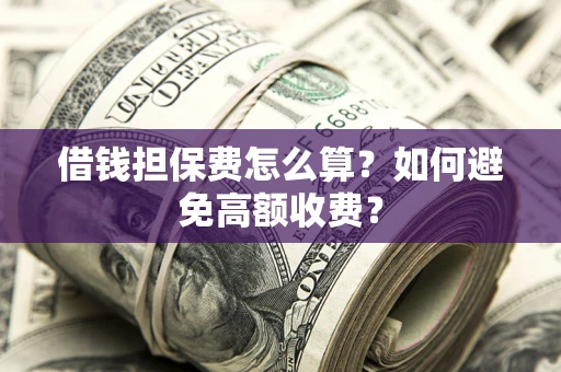 北京借钱担保费怎么算？如何避免高额收费？